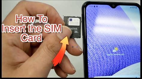 How to insert Sim and SD card in Smart 